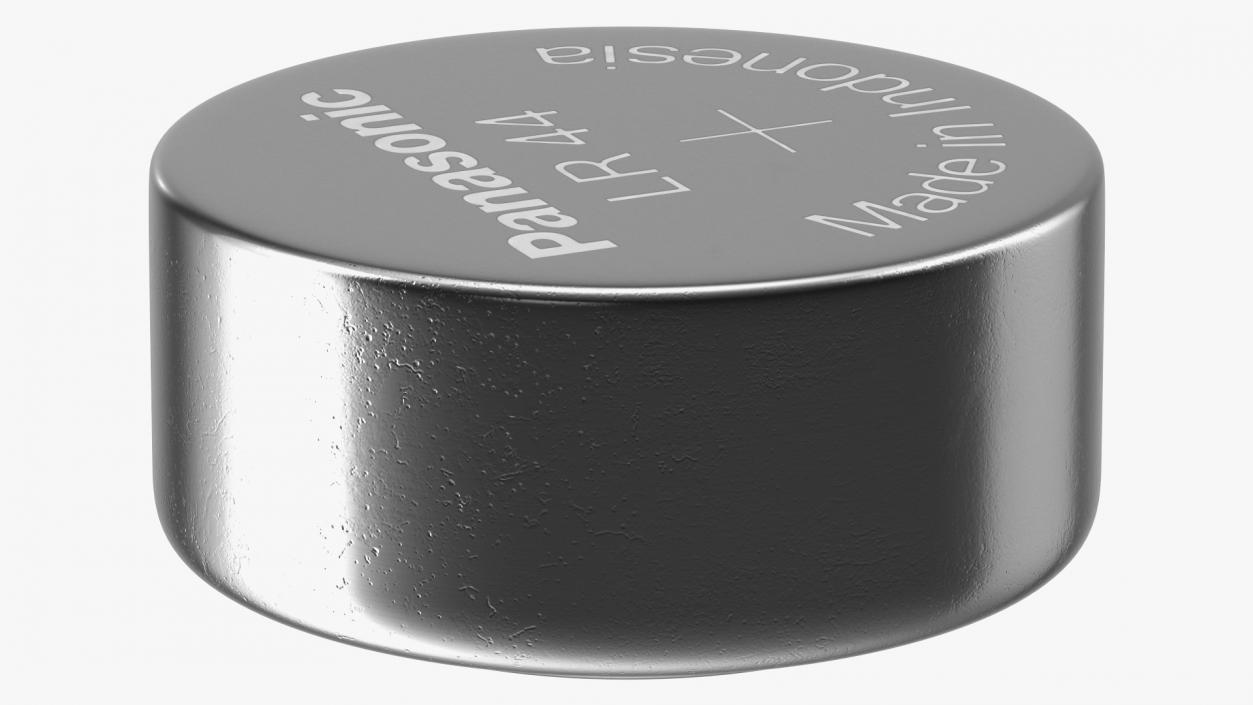 Button Cell Battery Panasonic LR44 3D model