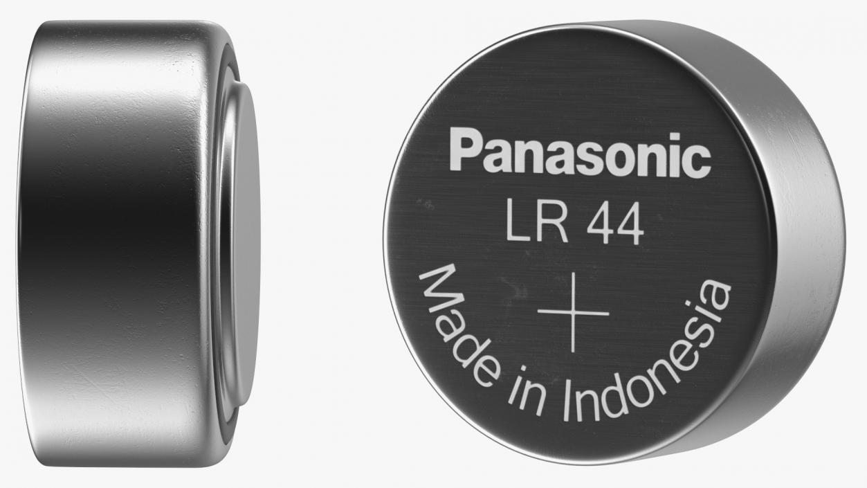 Button Cell Battery Panasonic LR44 3D model