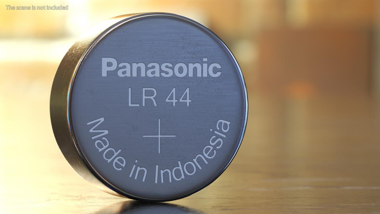 Button Cell Battery Panasonic LR44 3D model