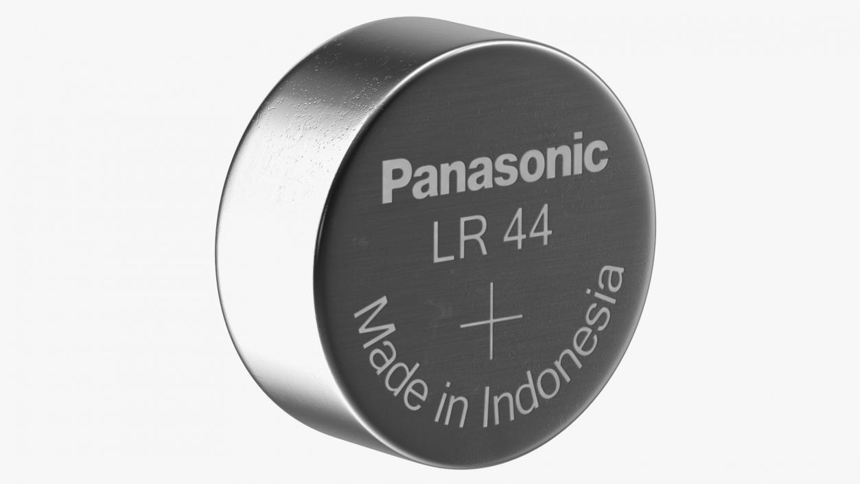 Button Cell Battery Panasonic LR44 3D model