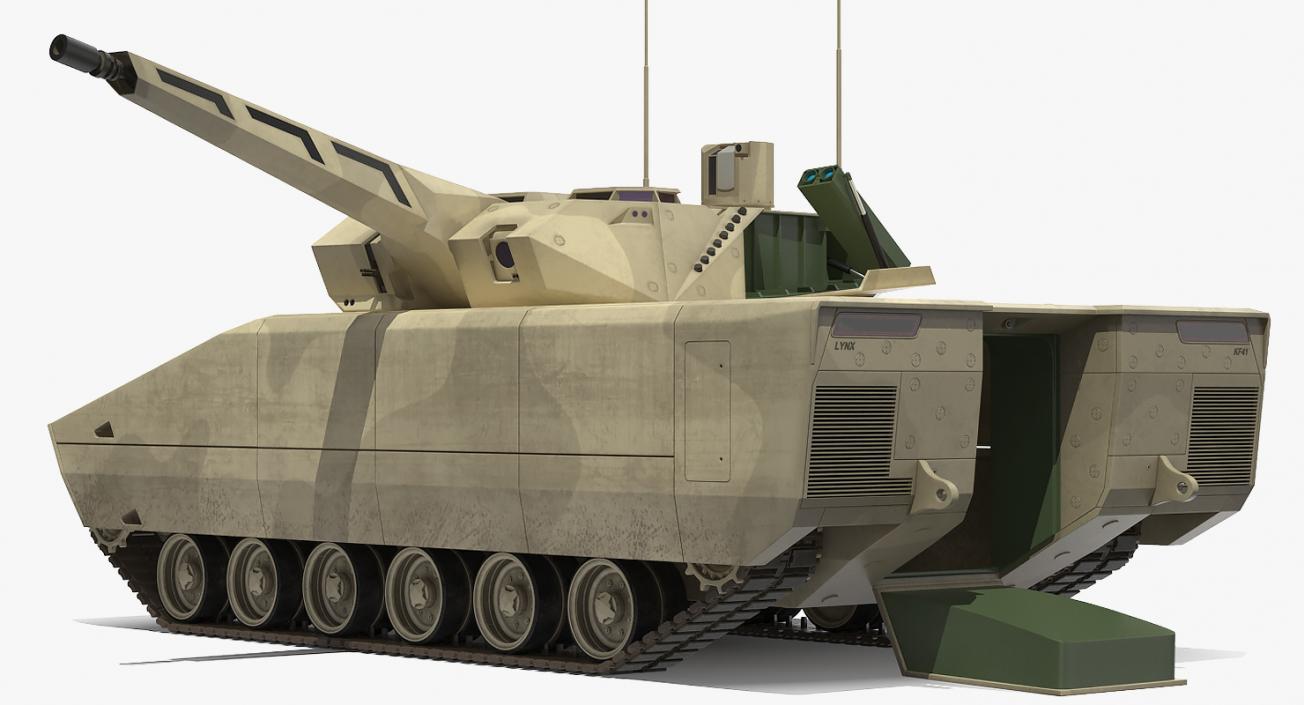 3D model IFV Lynx KF41 Desert