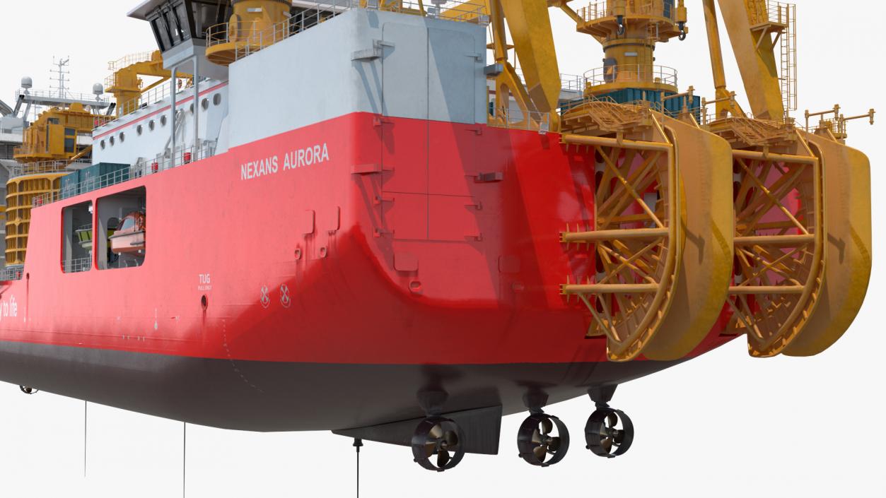 Cable Laying Vessel Nexan Aurora Used 3D