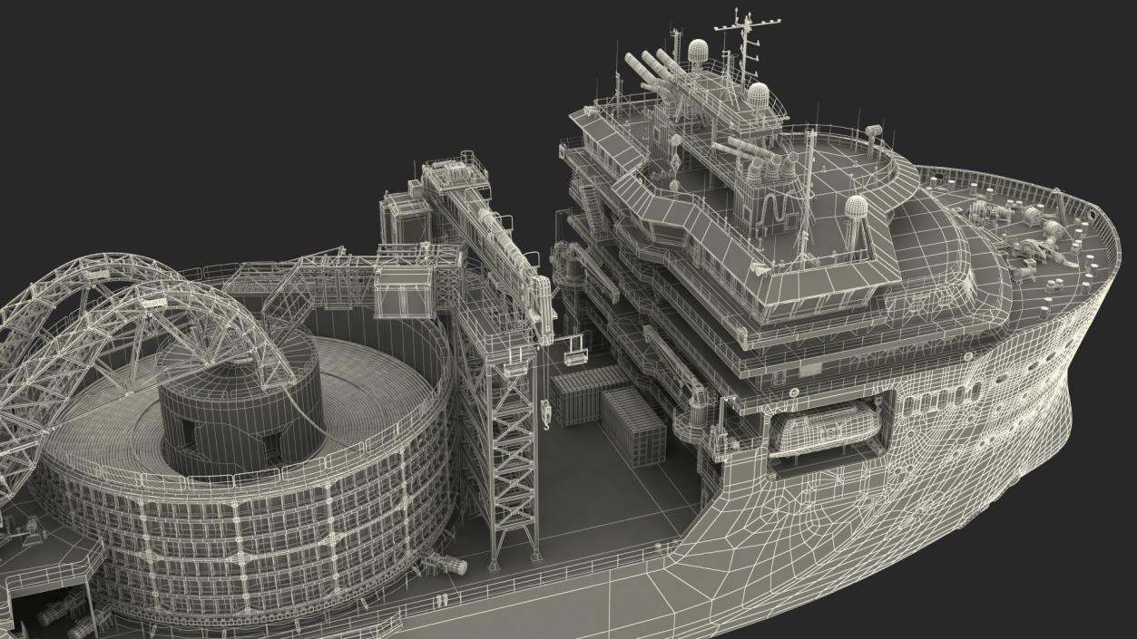 Cable Laying Vessel Nexan Aurora Used 3D