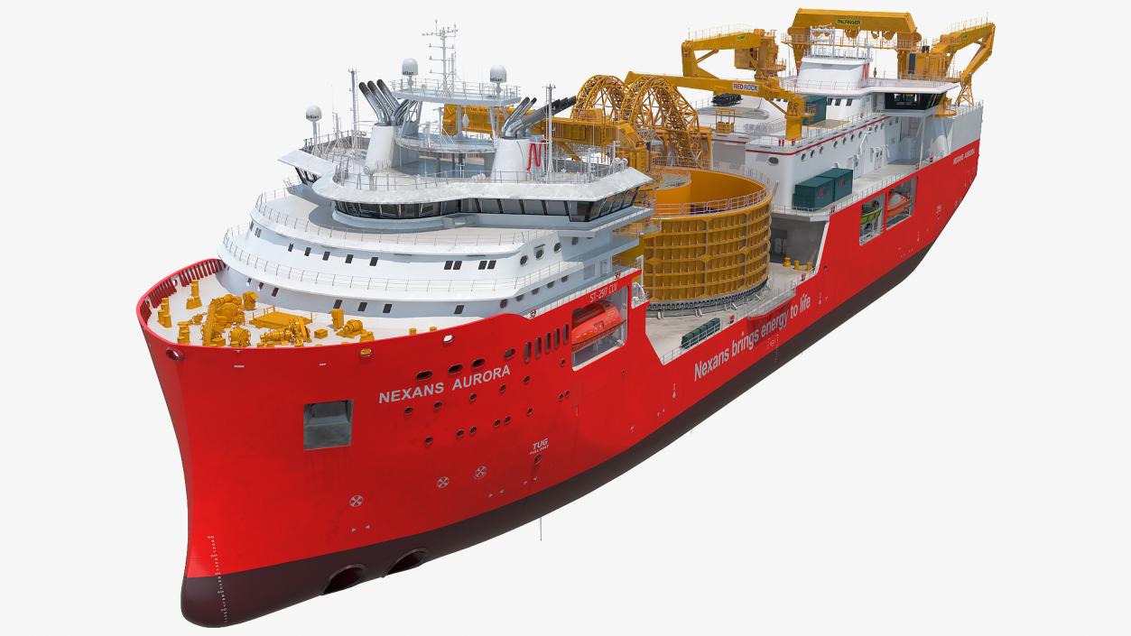 Cable Laying Vessel Nexan Aurora Used 3D