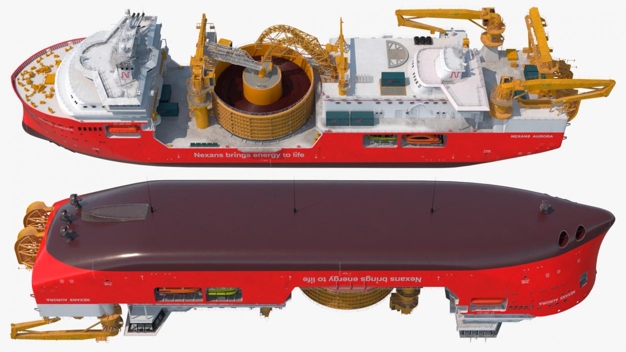 Cable Laying Vessel Nexan Aurora Used 3D