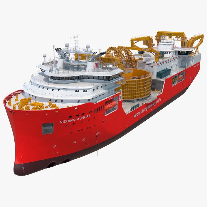 Cable Laying Vessel Nexan Aurora Used 3D