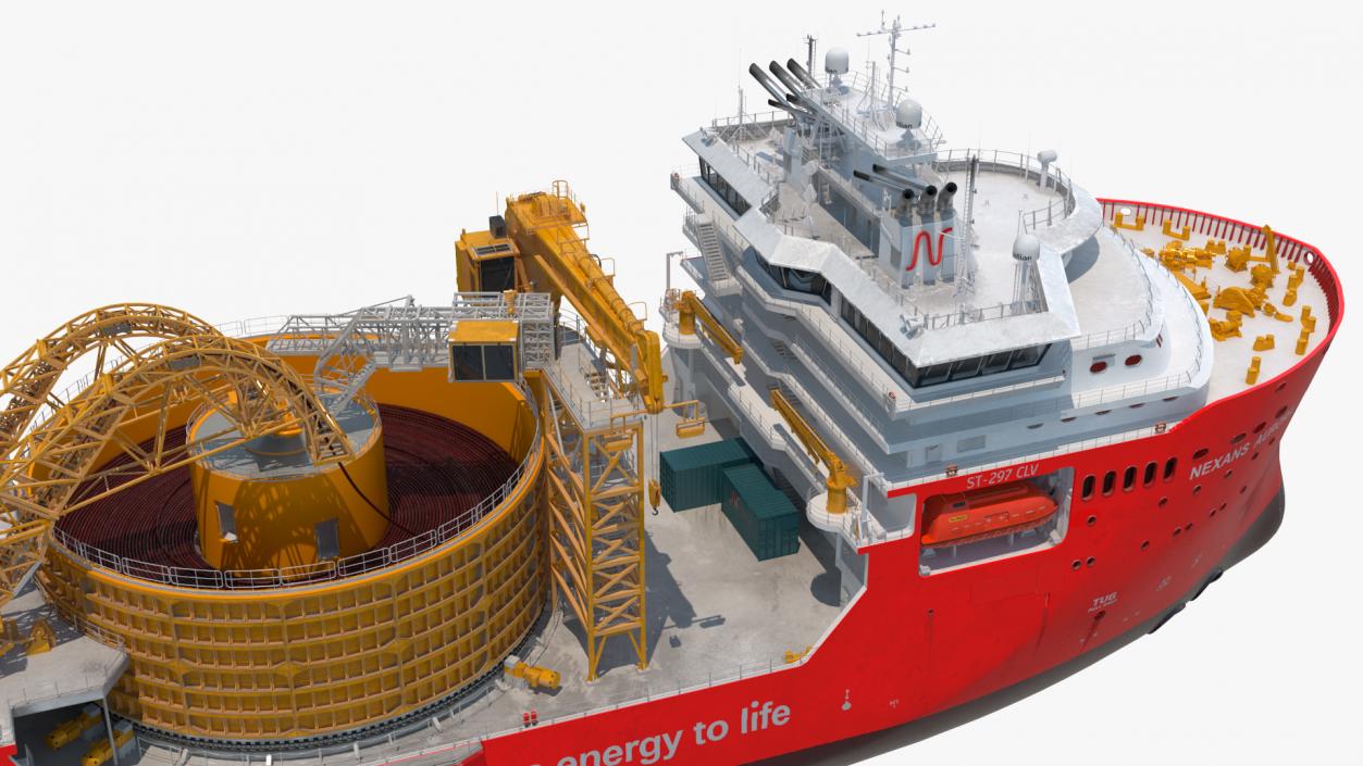 Cable Laying Vessel Nexan Aurora Used 3D