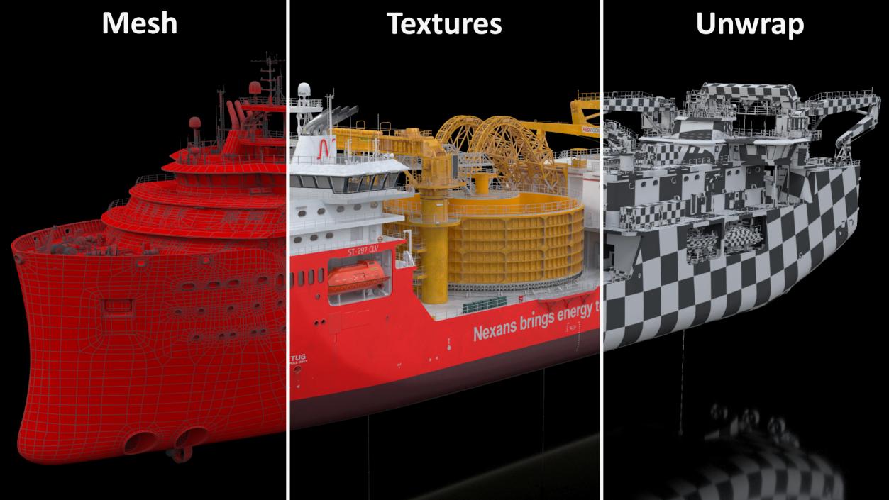 Cable Laying Vessel Nexan Aurora Used 3D