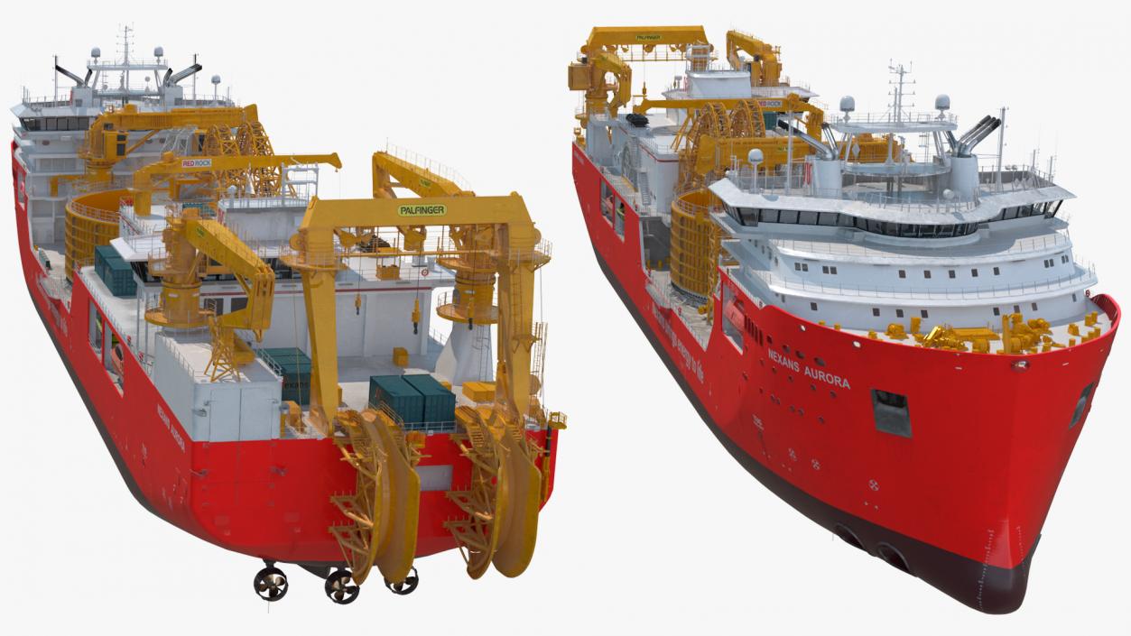 Cable Laying Vessel Nexan Aurora Used 3D