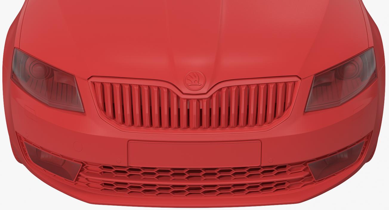 3D Skoda Octavia 2016 model