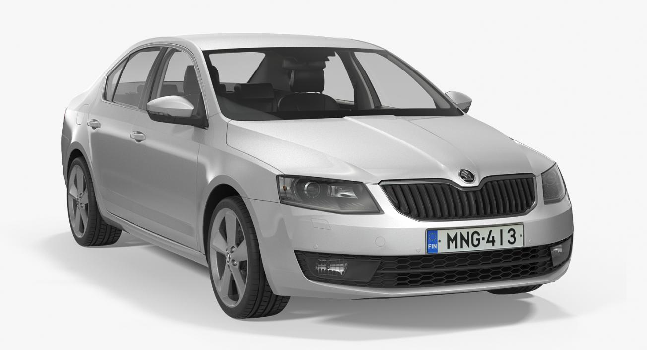 3D Skoda Octavia 2016 model