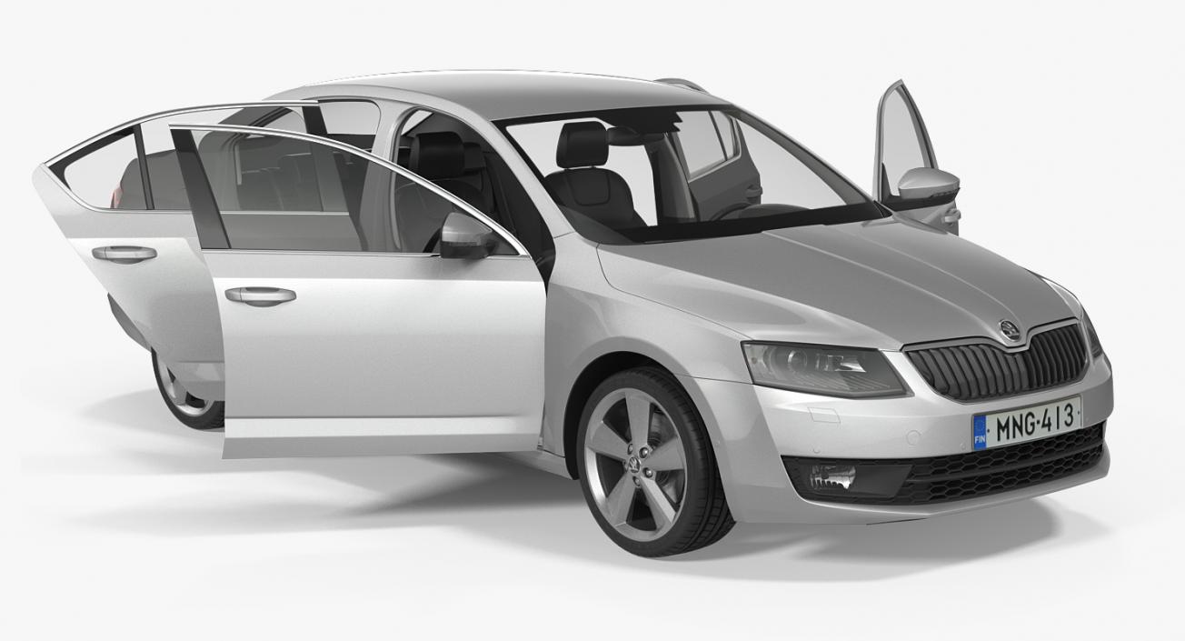 3D Skoda Octavia 2016 model