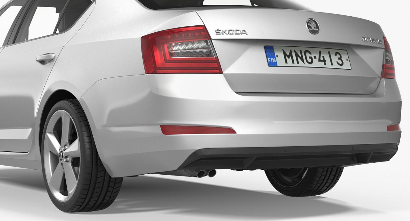 3D Skoda Octavia 2016 model