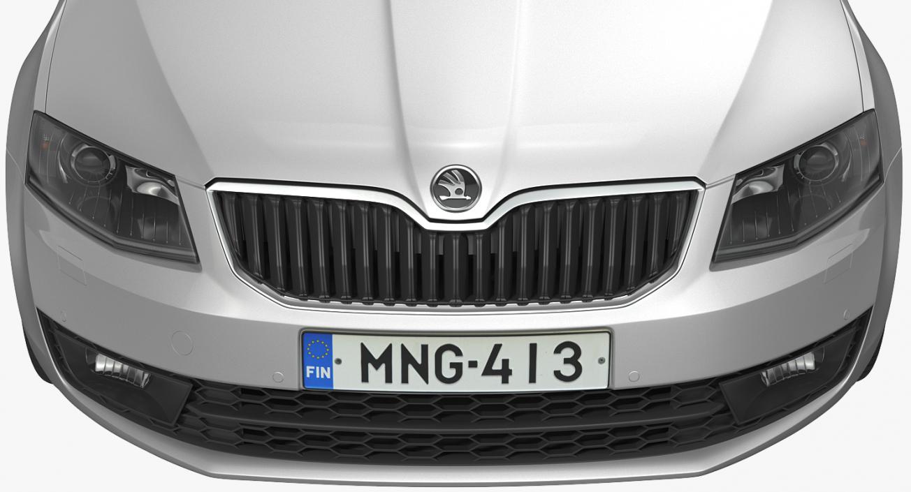 3D Skoda Octavia 2016 model