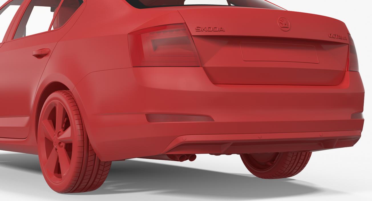 3D Skoda Octavia 2016 model