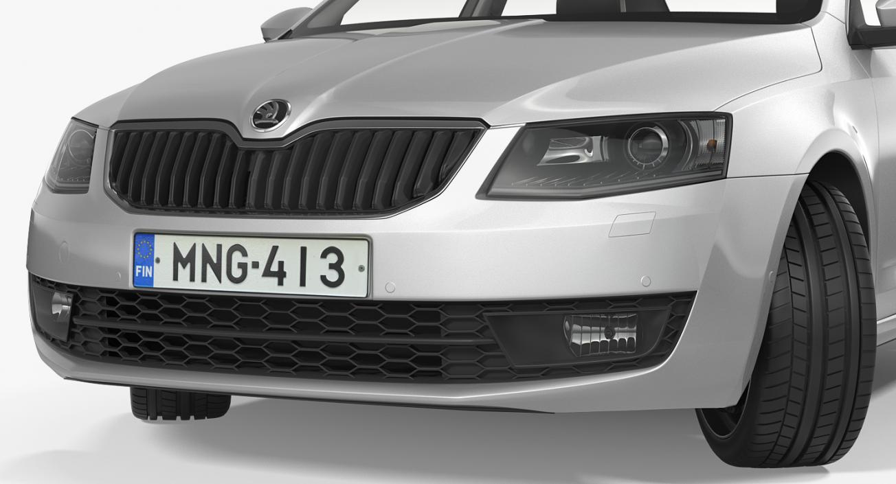 3D Skoda Octavia 2016 model