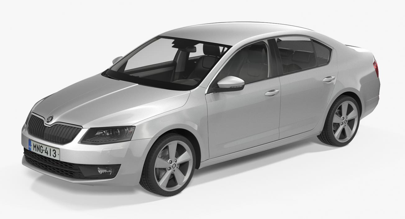 3D Skoda Octavia 2016 model