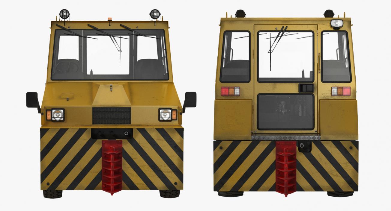 Push Back Tractor Hallam HE50 3D model