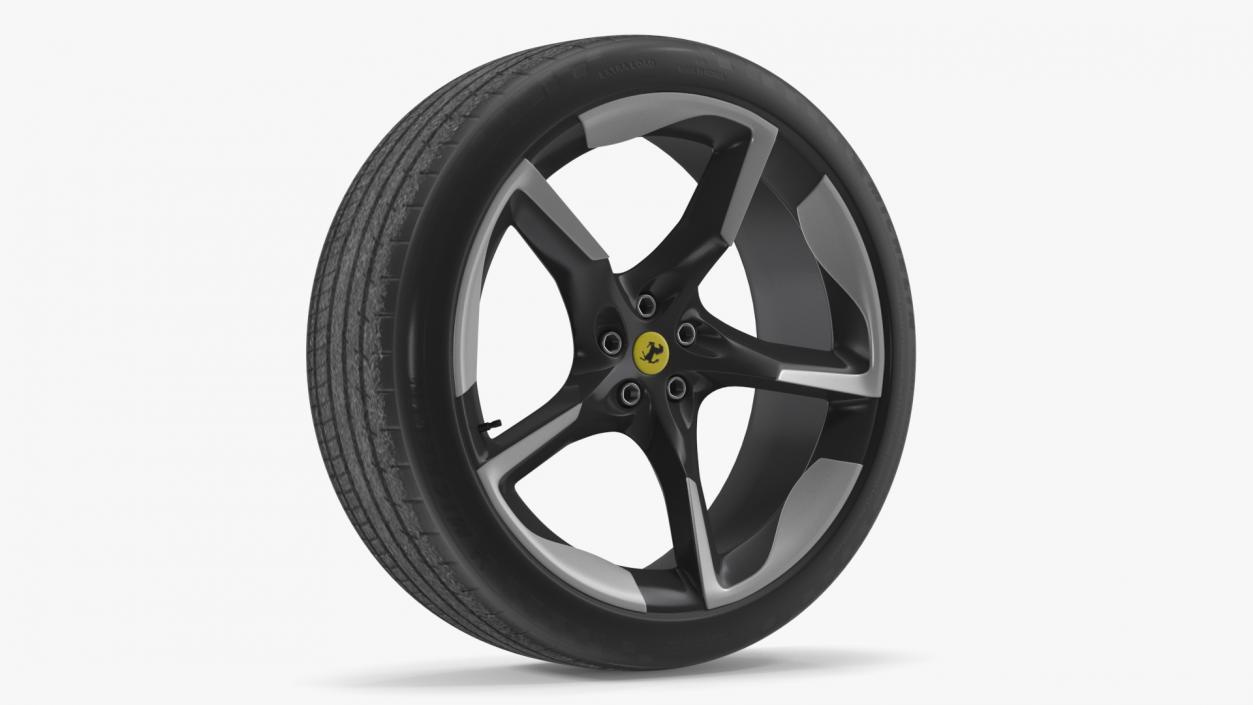 3D 2023 Ferrari Purosangue SUV Wheel model