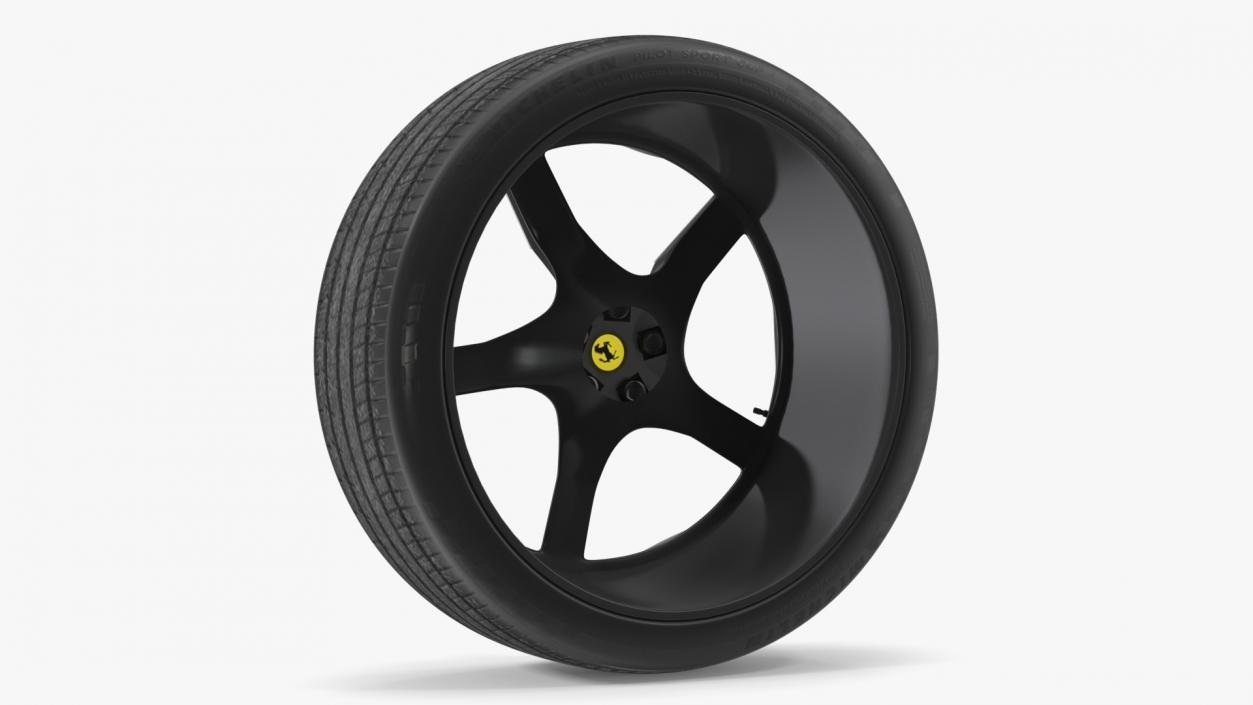 3D 2023 Ferrari Purosangue SUV Wheel model