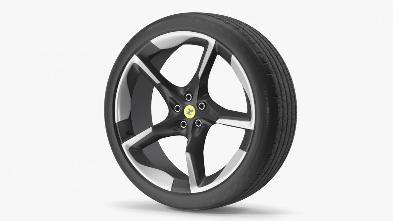 3D 2023 Ferrari Purosangue SUV Wheel model