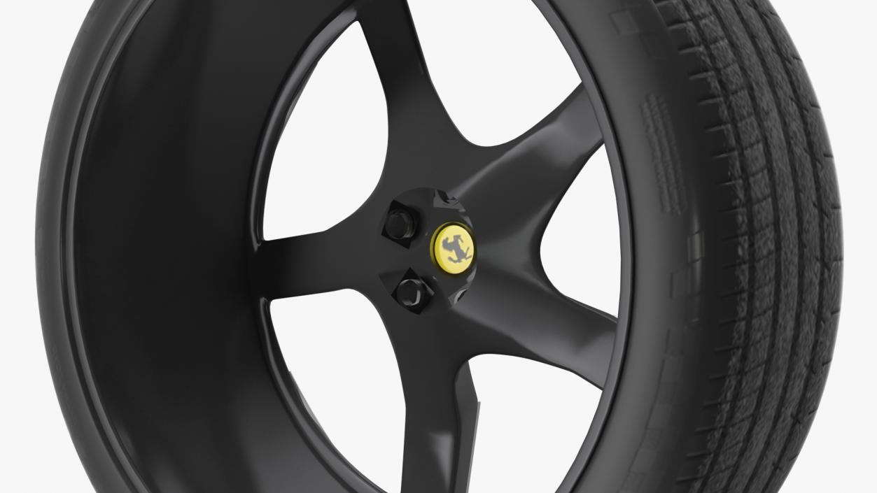 3D 2023 Ferrari Purosangue SUV Wheel model