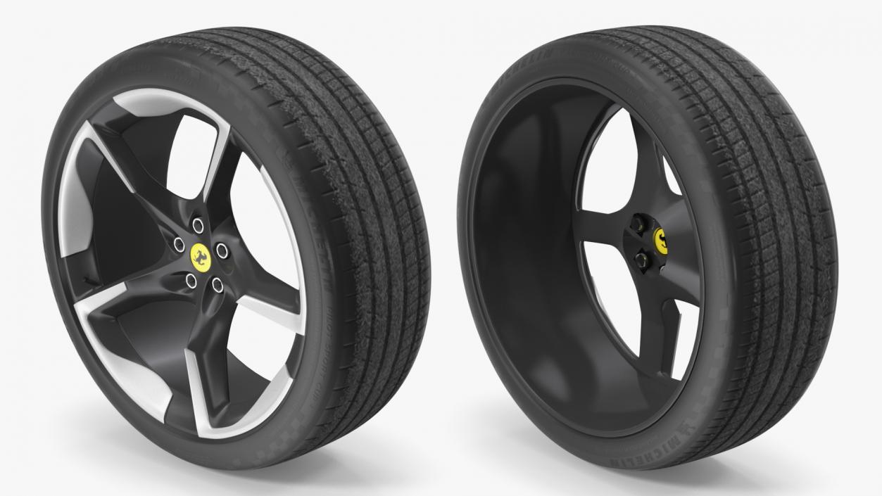 3D 2023 Ferrari Purosangue SUV Wheel model