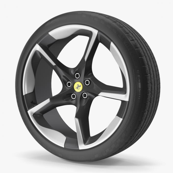 3D 2023 Ferrari Purosangue SUV Wheel model