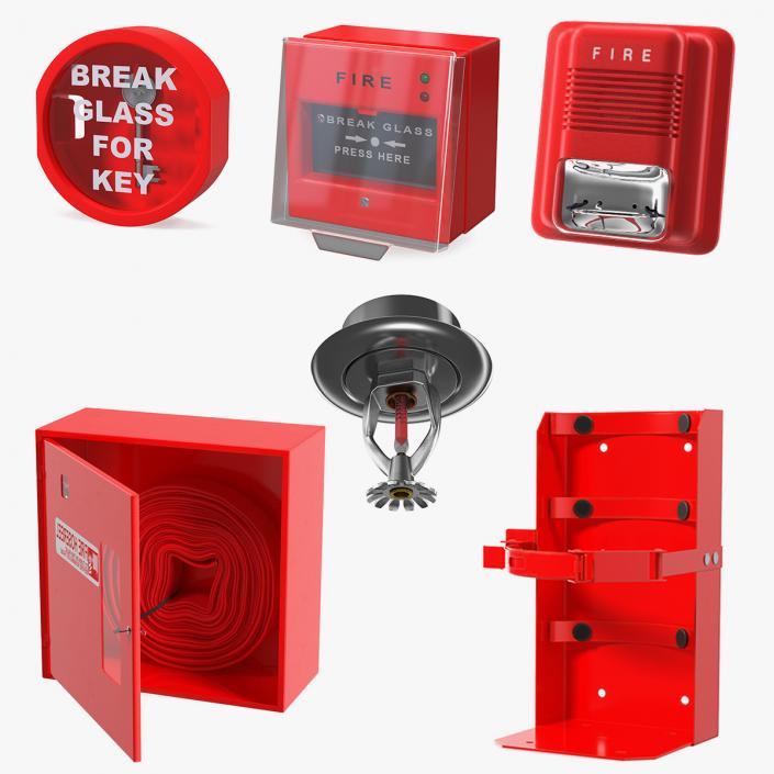 Fire Alarm Tools Collection 3 3D model