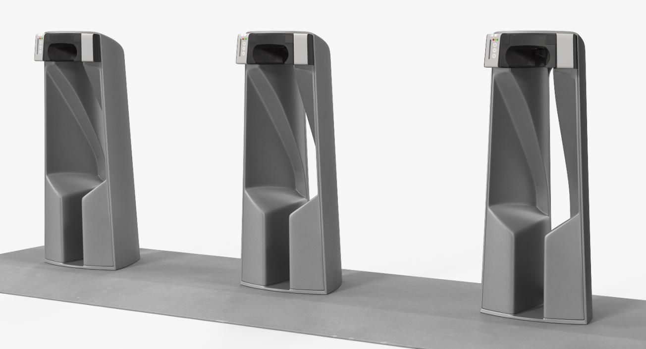 Bicycle Sharing Station Empty 3D model