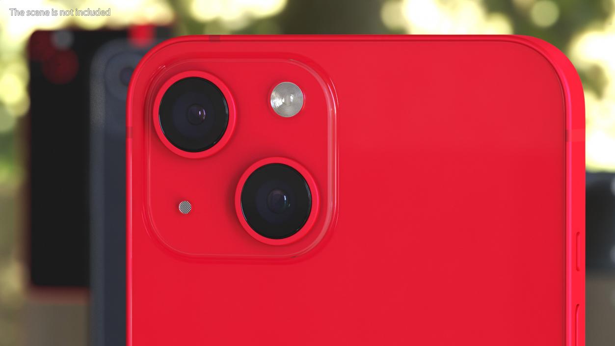 Apple iPhone 14 Red 3D model