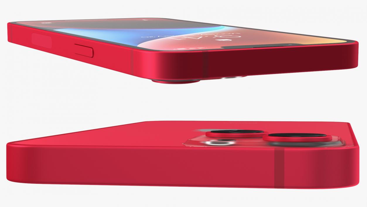 Apple iPhone 14 Red 3D model