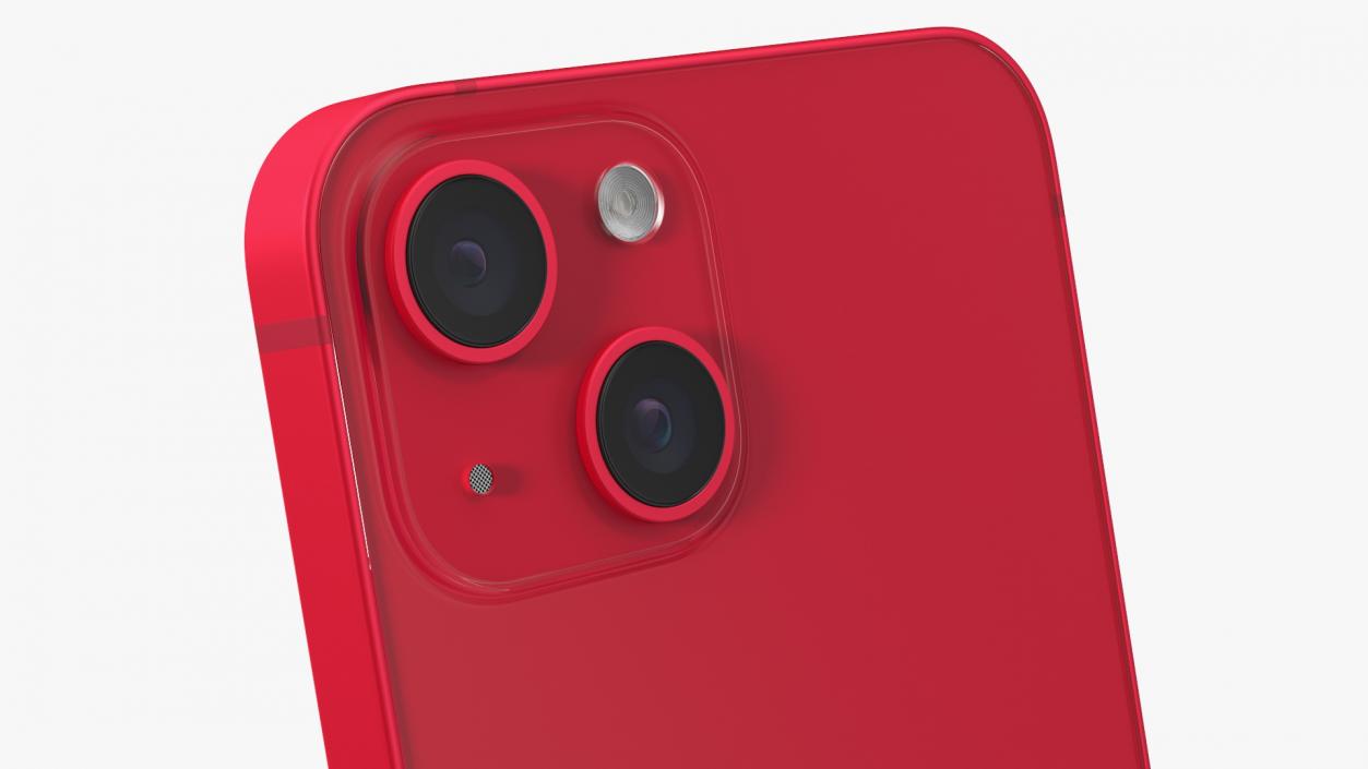 Apple iPhone 14 Red 3D model