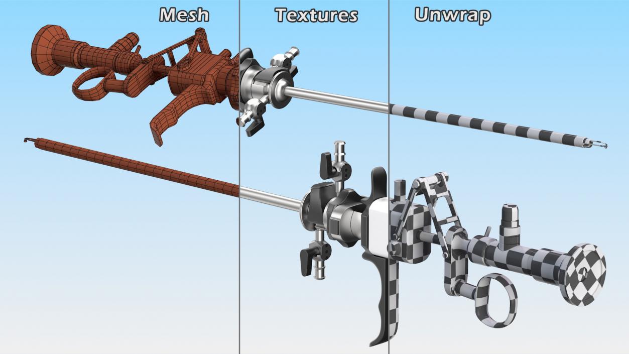 3D Resectoscope with Bipolar Conical Electrode model