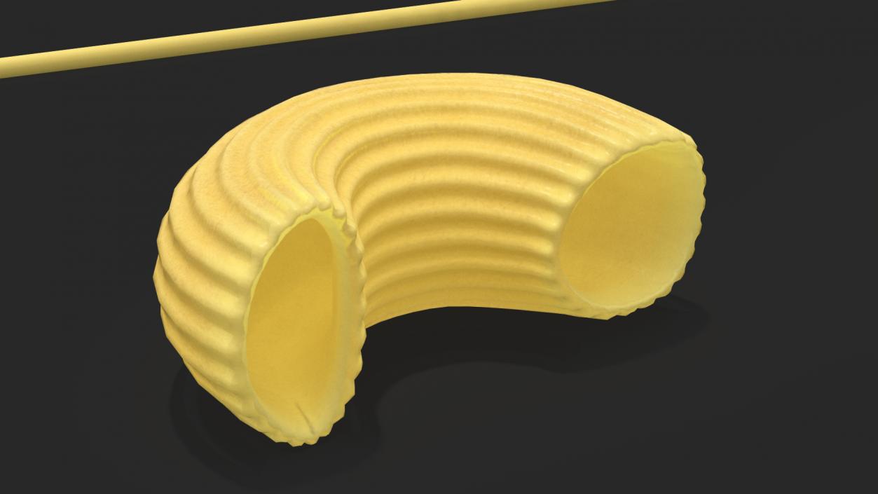 Dry Uncooked Pasta Set 3D