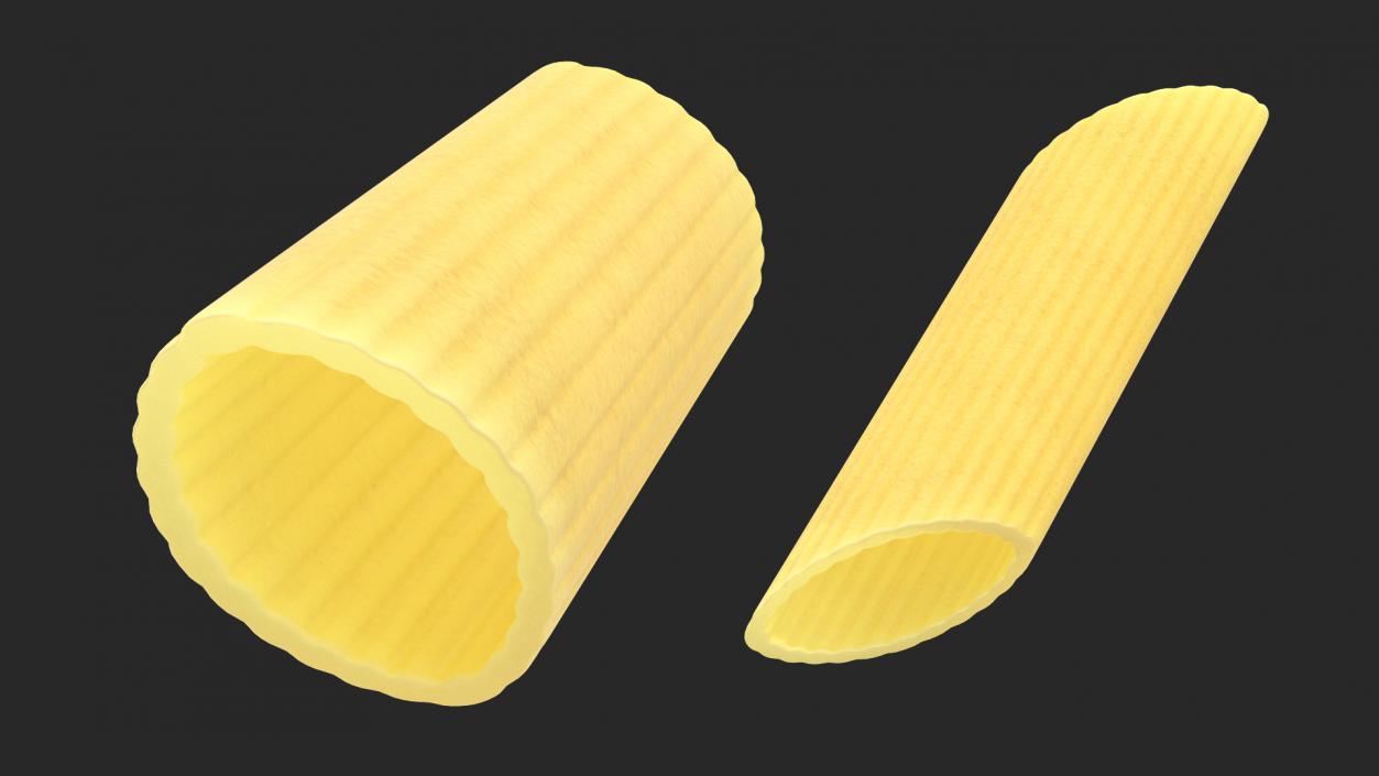 Dry Uncooked Pasta Set 3D