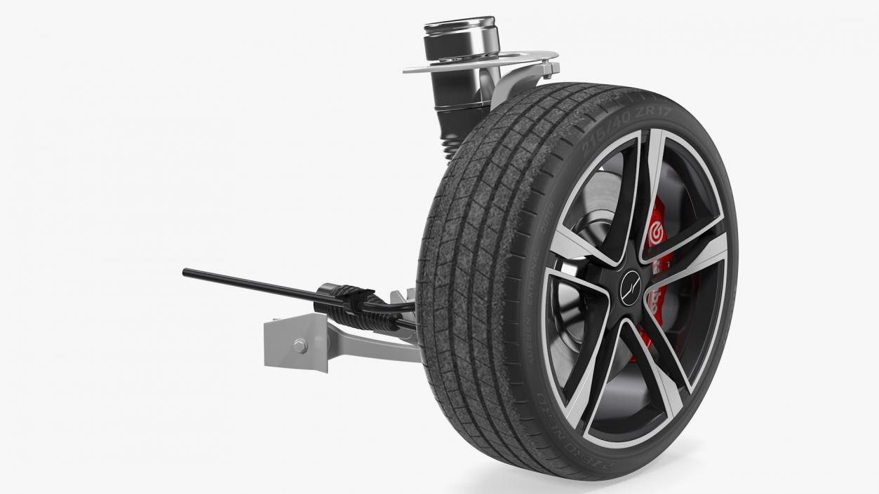 3D model Sony Vision S Front Wheel