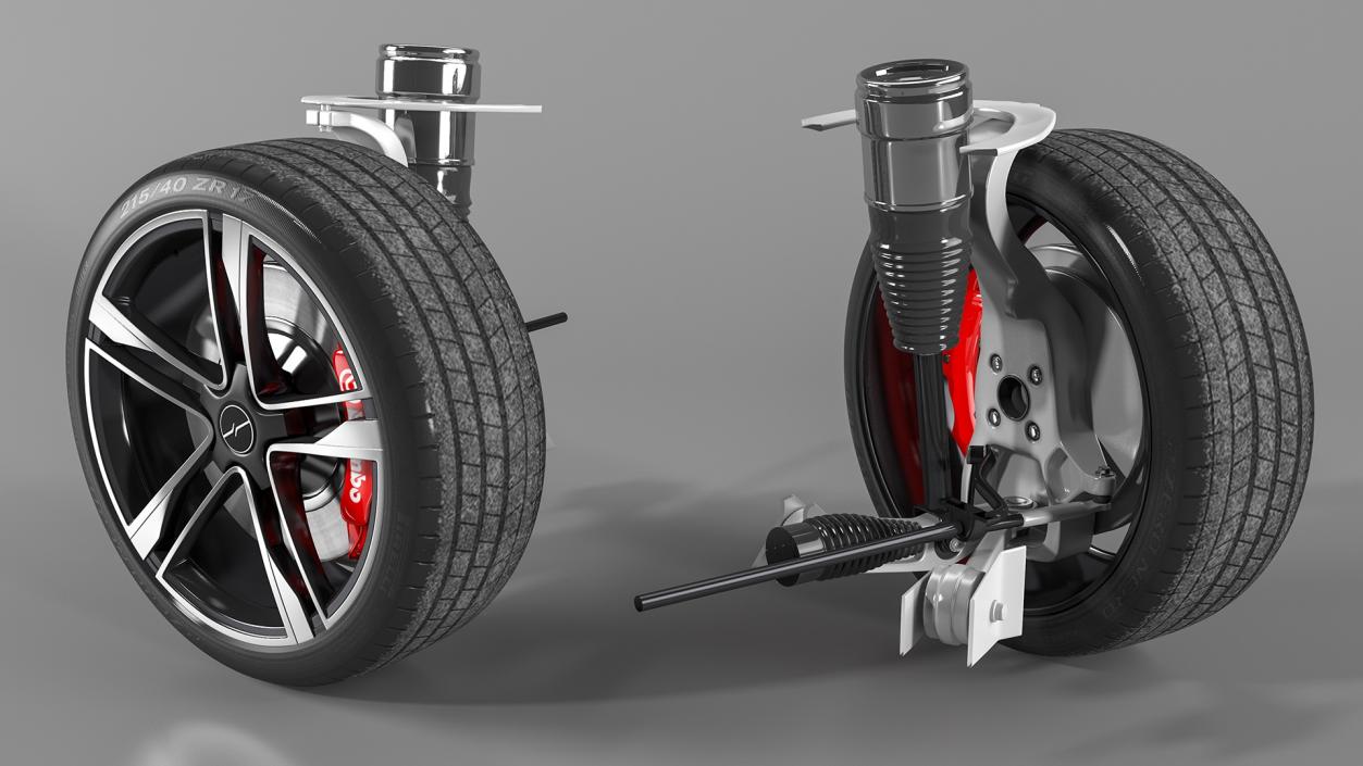 3D model Sony Vision S Front Wheel