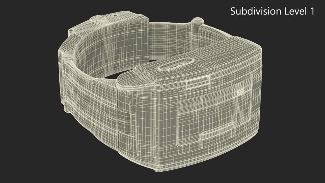 3D model Gps Bracelet Offender Tracking