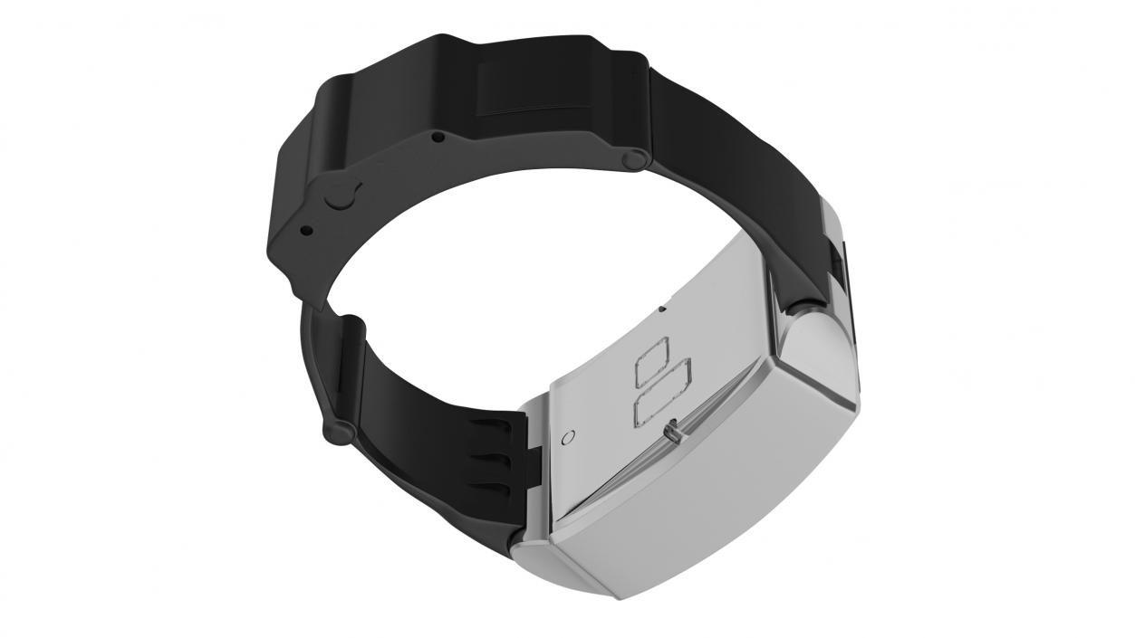 3D model Gps Bracelet Offender Tracking