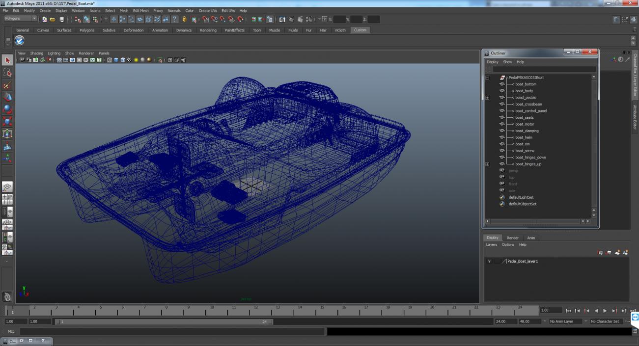 3D model Pedal Boat