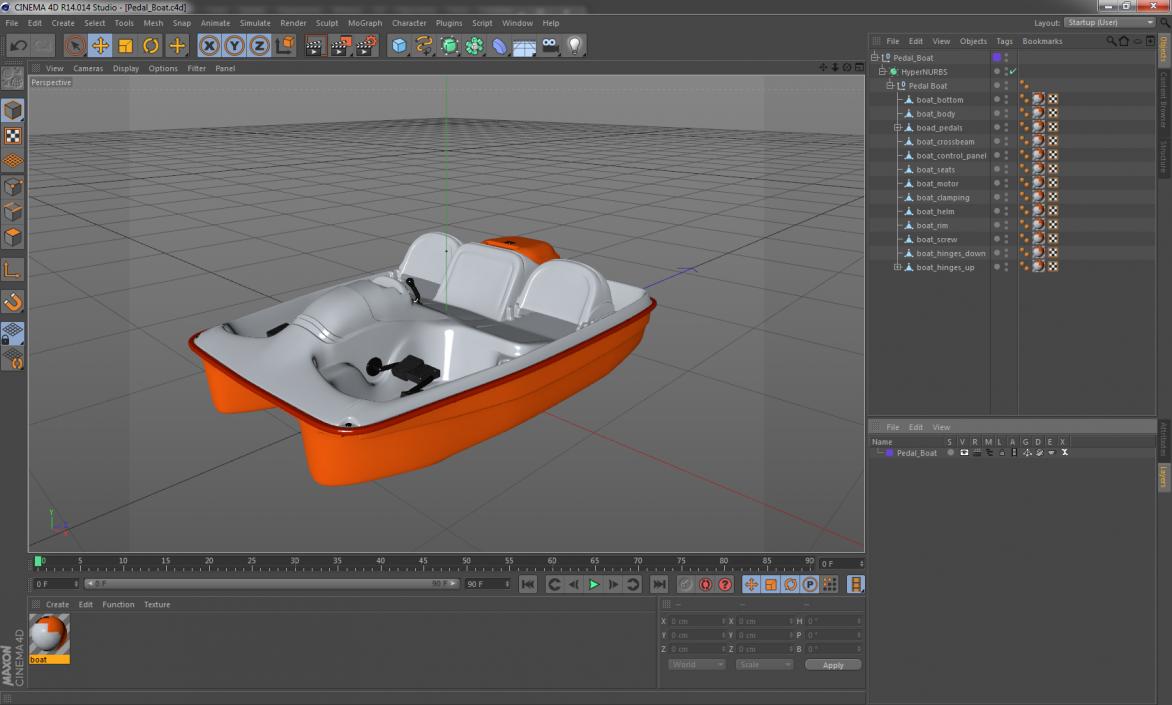 3D model Pedal Boat