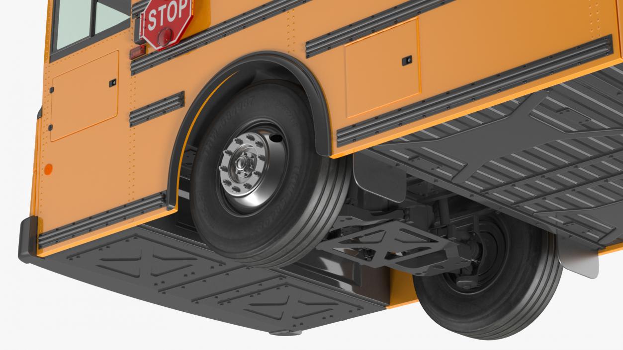 3D Transit School Bus model