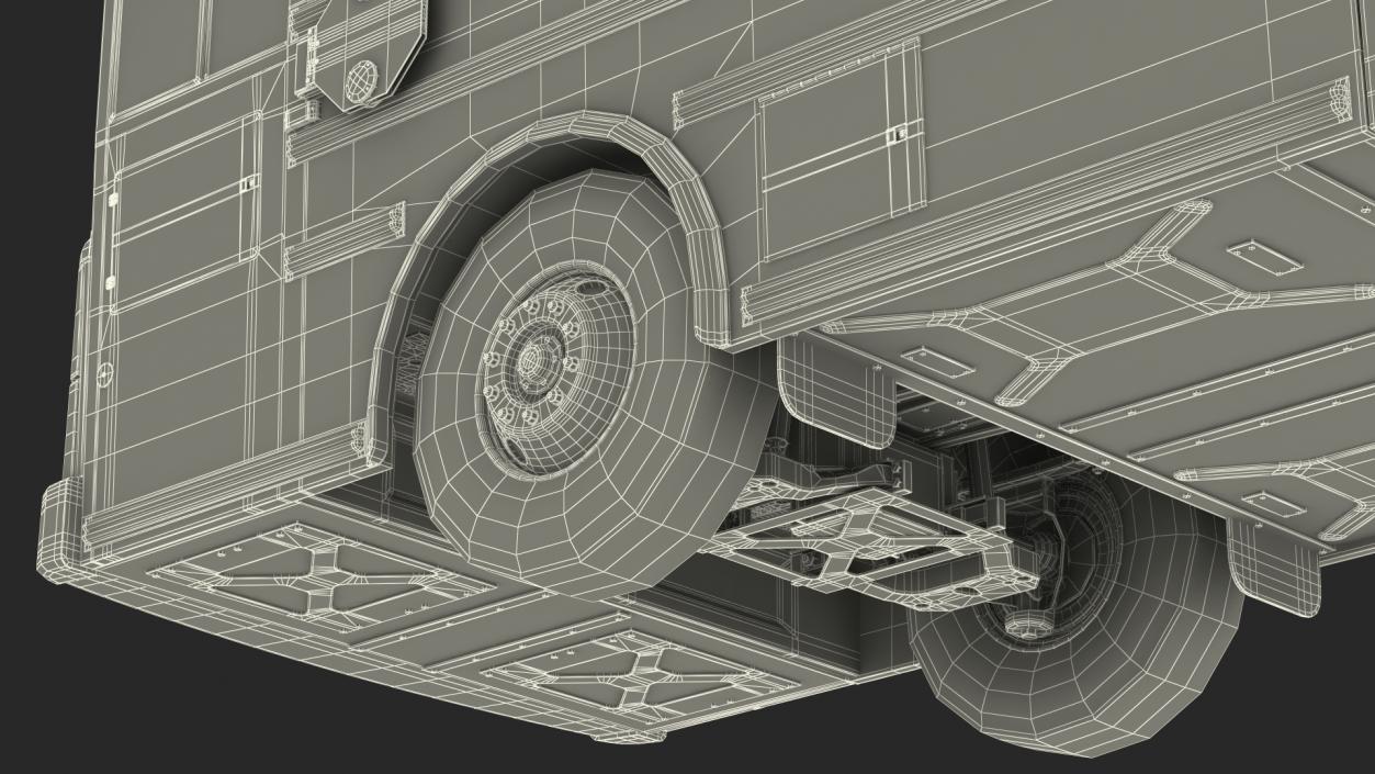 3D Transit School Bus model