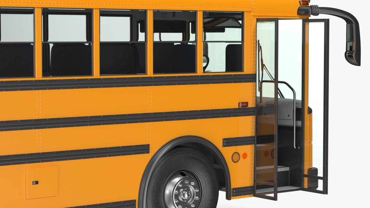 3D Transit School Bus model