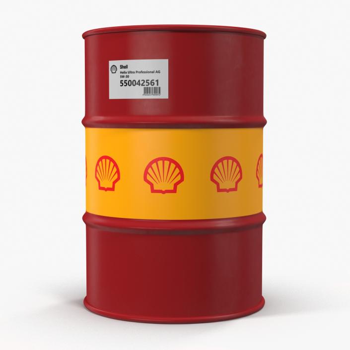 3D Oil Barrel Shell