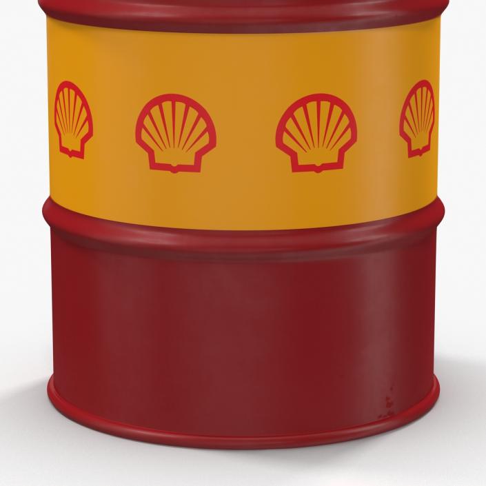 3D Oil Barrel Shell