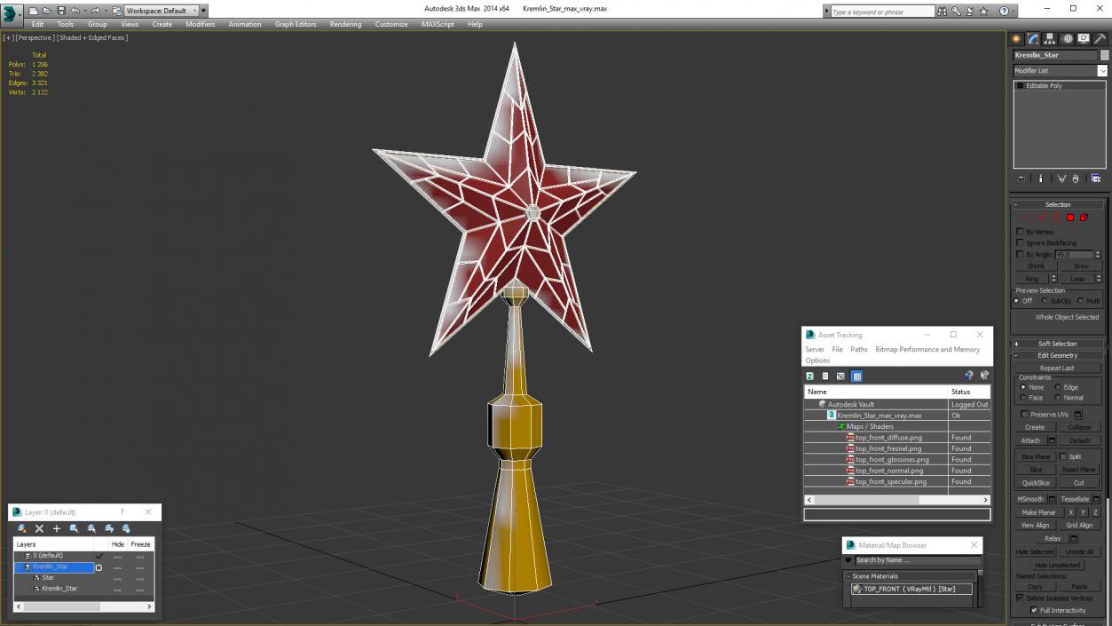 Kremlin Star 3D