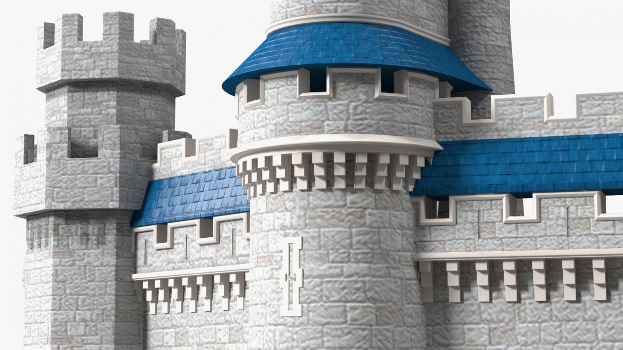 Rock Island with Castle Entrance 3D