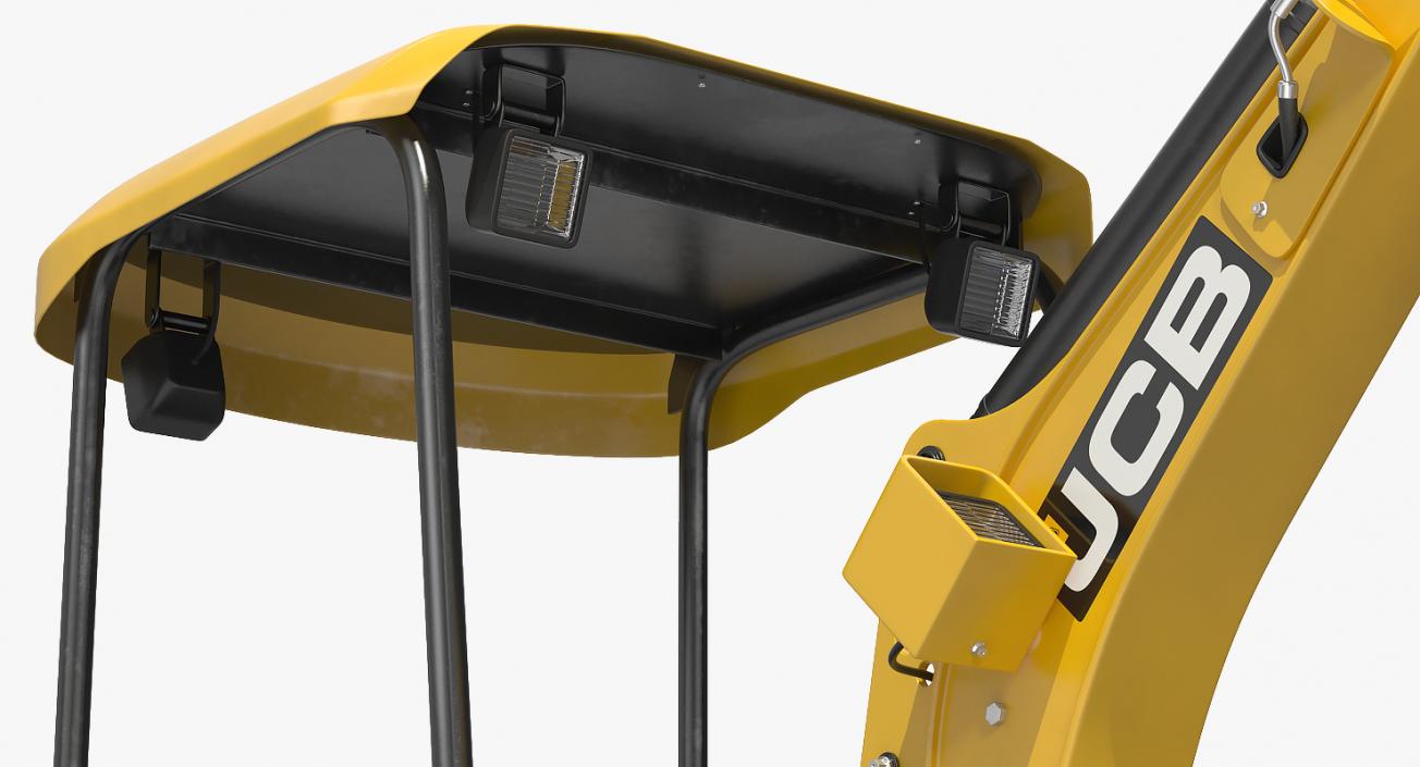 3D Mini Excavator JCB Rigged 3D Models Collection